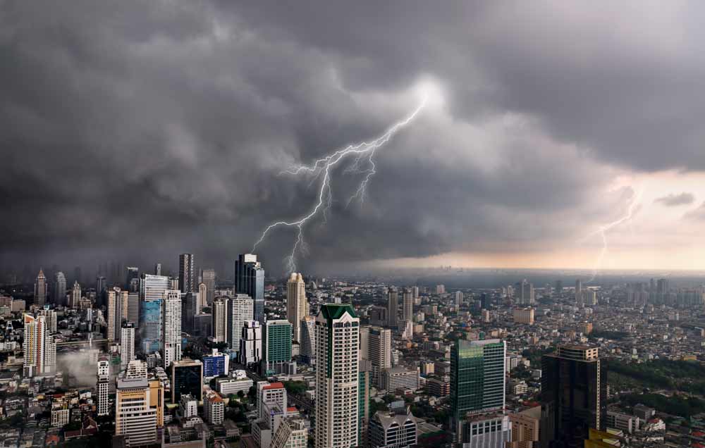 雷电安全，雷声